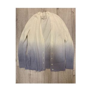 Ann Taylor Loft ombré cardigan